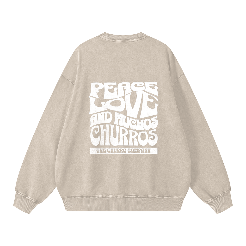 Snow Washed Oversized Sweatshirt