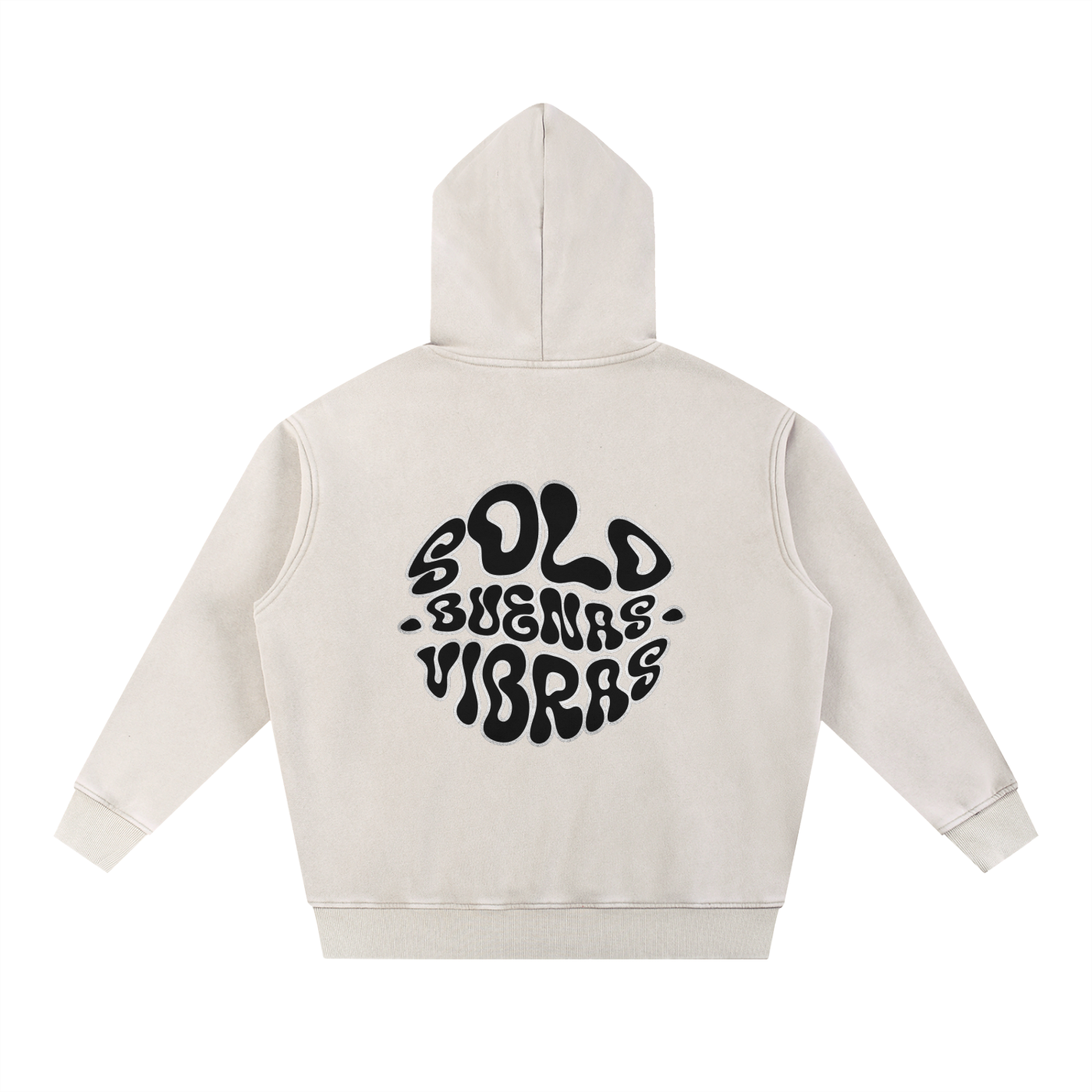 Snow Wash Fleece Oversize Hoodie
