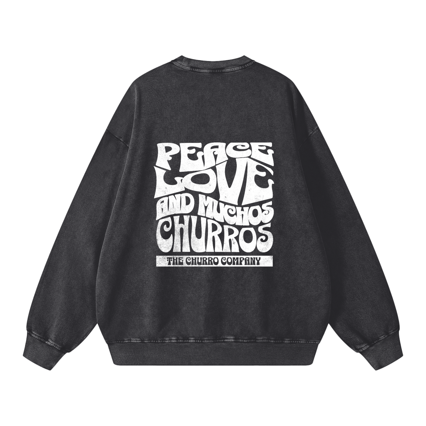 Snow Washed Oversized Sweatshirt