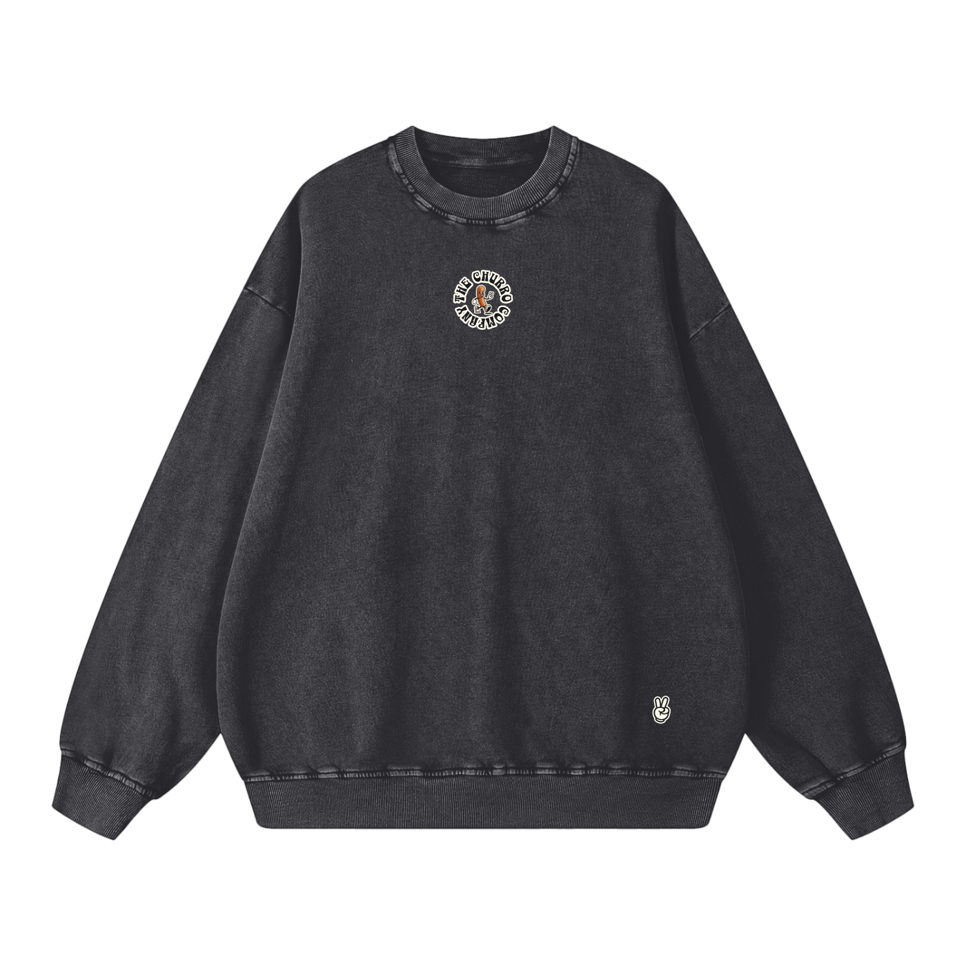 Snow Washed Oversized Sweatshirt