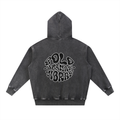 Snow Wash Fleece Oversize Hoodie